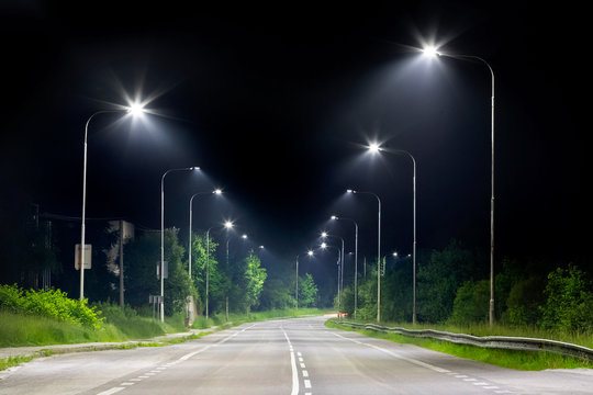 CCTV surveillance and street-light installation on a solar project site