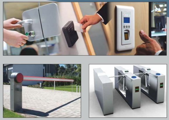 Access control, boom barriers and turnstiles